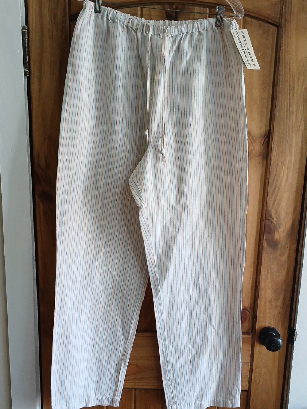 Telluride Clothing Company Linen Blend Pajama Pants - 14